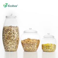 Ecobox FB400-5 23.5L الأعشاب المحكم على شكل قوس يمكن الحاويات الغذائية المكسرات جرة مربع تخزين الحلوى
