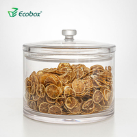 Ecobox VR250-150 5.3L الأعشاب يمكن محكم المكسرات جرة خزان الأسماك الحلوى جولة تخزين مربع