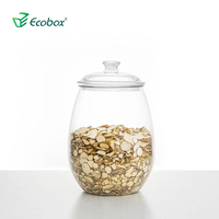 Ecobox FB220-5 8.4L محكم جولة الجوز جرة خزان الأسماك الأعشاب يمكن حلوى تخزين مربع