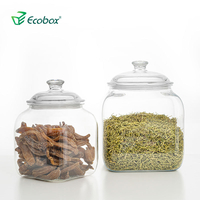 Ecobox FB300-1 14L حاويات الغذاء الأعشاب محكم كافات جرة مربع تخزين مربع الحلوى