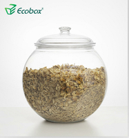 Ecobox FB220-7 11.7L أعشاب محكم يمكن أن جرة جرة خزان الأسماك جولة مربع تخزين الحلوى