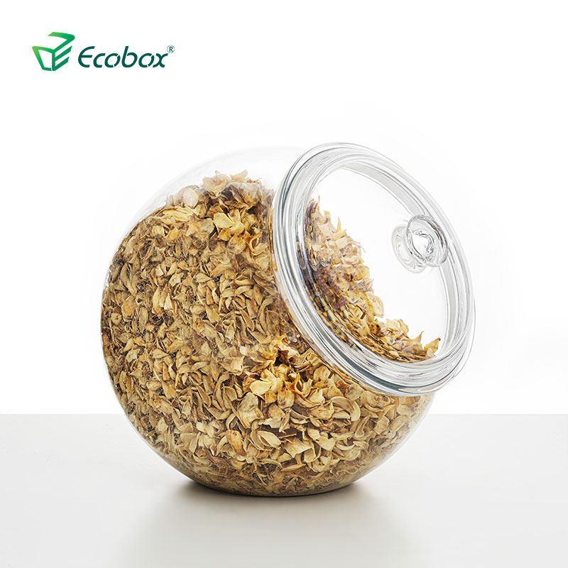 Ecobox FB400-6 26.8L محكم جولة حلوى تخزين مربع